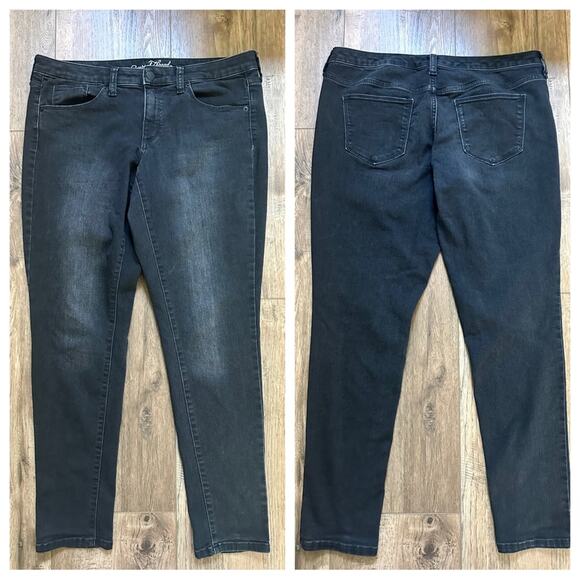 Universal Thread Mid-Rise Skinny Jeans, Women’s Black Denim, Size 10/30 SHORT - Picture 6 of 11